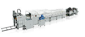 Máquina automática para fabricación de bolsas de papel con alimentación de láminas de papel serie ZB 960C-330